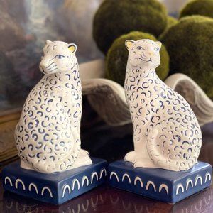 Pair of Opalhouse Leopard Bookends
